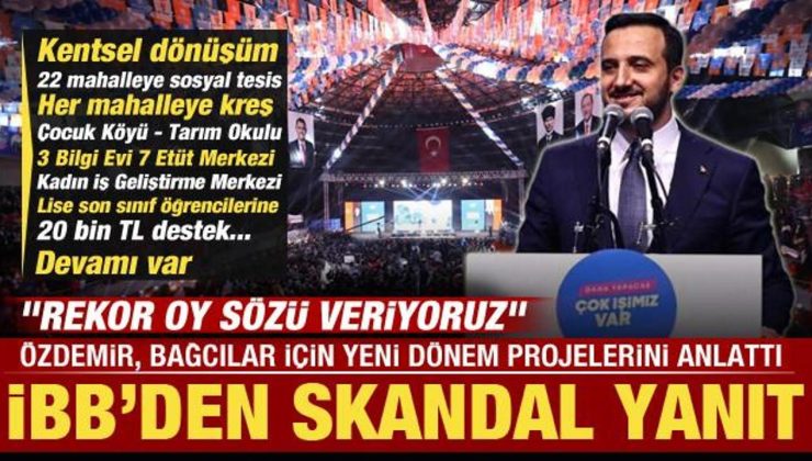 Abdullah Özdemir Bağcılar için yeni dönem projelerini anlattı