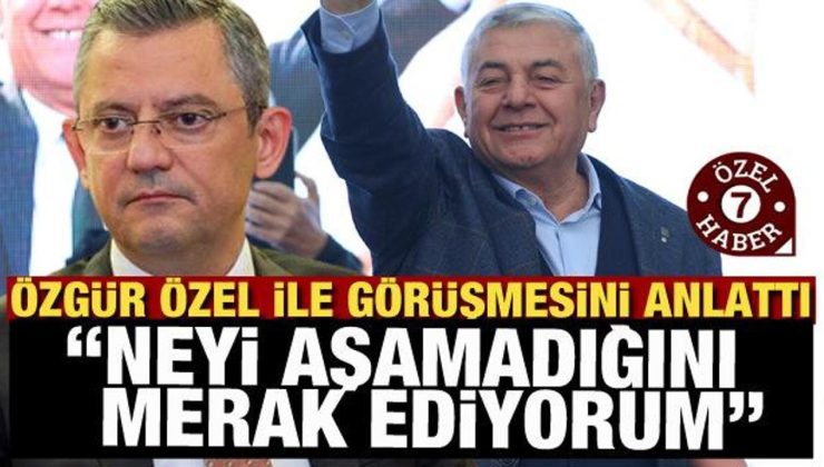 Şükrü Genç Özgür Özel ile olan konuşmasını anlattı: Neyi aşamadınız