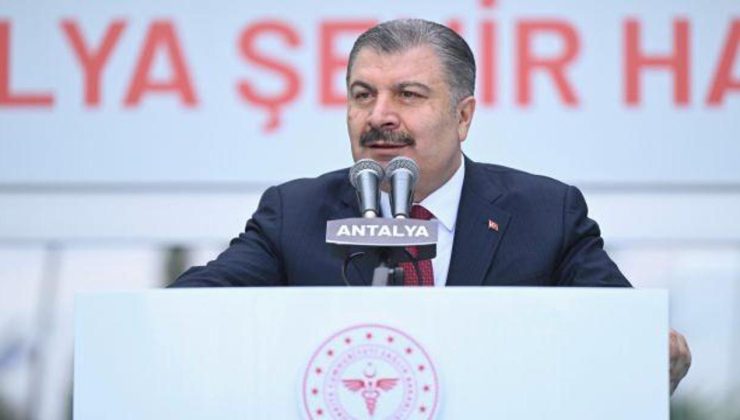 Antalya Şehir Hastanesi’nin açılışında Bakan Koca’dan çarpıcı açıklama