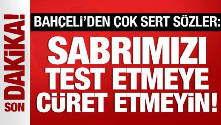 Bahçeli’den Belçika’daki saldırıya çok sert tepki