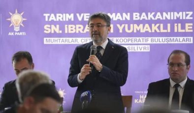 Bakan Yumaklı: Sürdürülebilir bir tarım üretimi istiyoruz