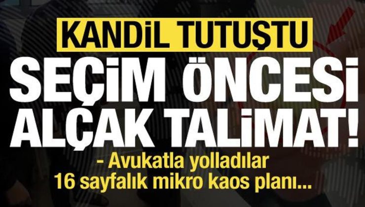 Kandil’in talimatlarını teröristlere taşıyan avukat yakalandı! 16 sayfalık mikro not…