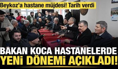 Sağlık Bakanı Koca: Beykoz’a 800 yataklı hastane yapılacak