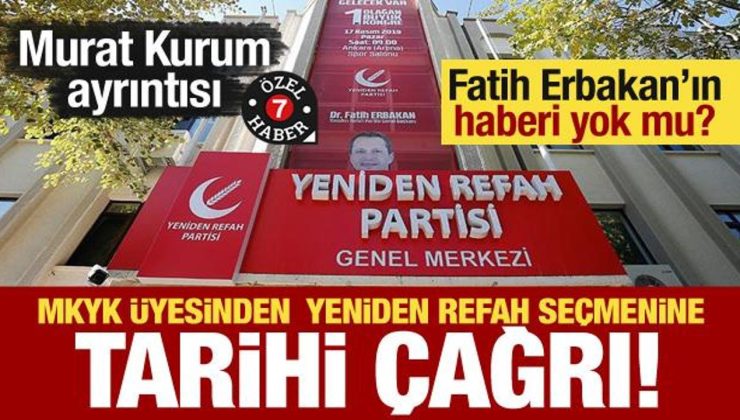 Yeniden Refah’ın MKYK üyesi Akyüz’den kritik ‘Murat Kurum’ çağrısı!