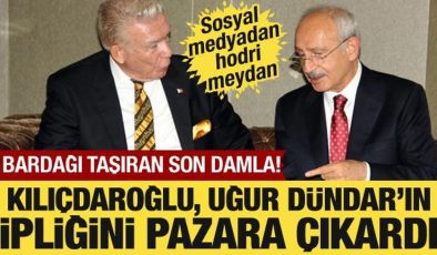 Bardağı taşıran son damla! Kılıçdaoğlu, Uğur Dündar’ın ipliğini pazara çıkardı!