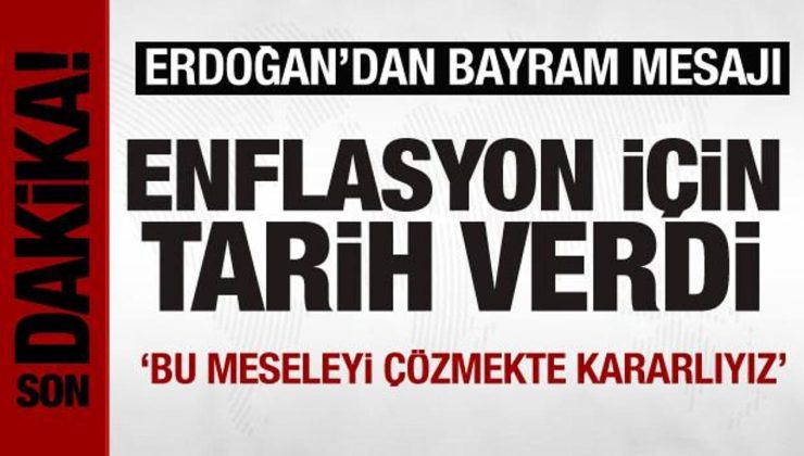 Cumhurbaşkanı Erdoğan’dan Ramazan Bayramı mesajı