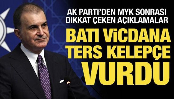 AK Parti’de MYK toplantısı sona erdi: Ömer Çelik’ten önemli açıklamalar