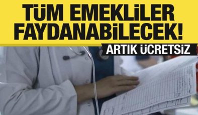 Artık ücretsiz! Tüm emekliler faydalanabilecek! Bakan Işıkhan müjdeyi verdi