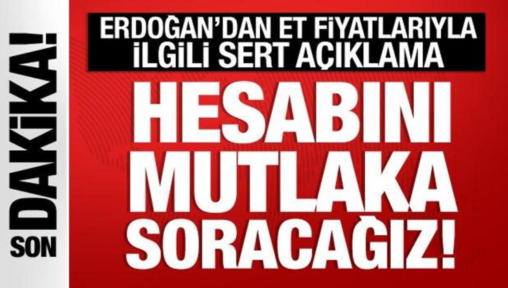 Cumhurbaşkanı Erdoğan: Fırsatçılara göz açtırmayacağız!