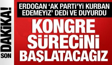 Cumhurbaşkanı Erdoğan: Kongre sürecini başlatacağız