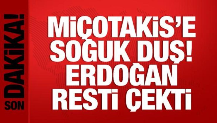 Cumhurbaşkanı Erdoğan’dan Miçotakis’e Hamas resti!