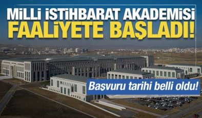 Milli İstihbarat Akademisi başvuruları haziran ayında başlıyor