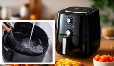 Sadece 10 dakikada hiç ovalama gerektirmeyen airfryer temizleme yöntemi! Airfryer nasıl temizlenir?