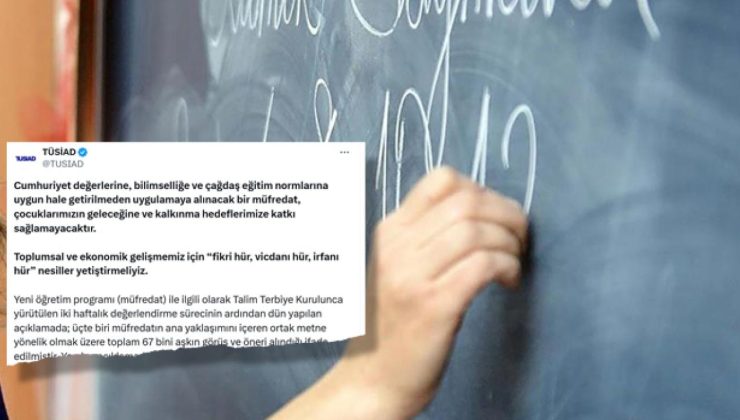 TÜSİAD ‘müfredat’ konusunda da ahkam kesti