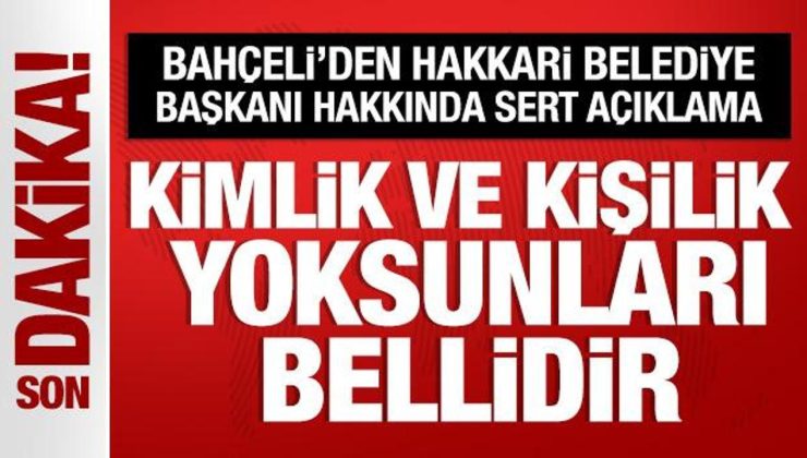 Bahçeli’den önemli açıklamalar