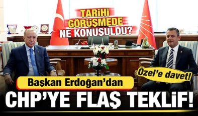 Başkan Erdoğan, Özel ile ne konuştu? Erdoğan’dan, CHP’ye flaş teklif