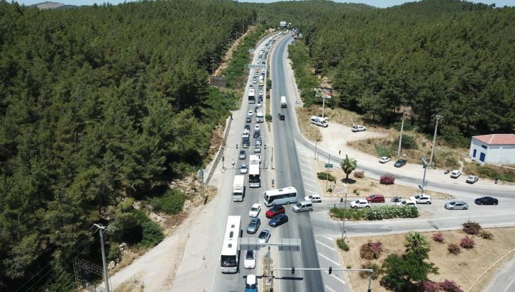 Bodrum’a 3 günde 175 bin araç giriş yaptı; oteller doluluk oranı yüzde 95’e ulaştı