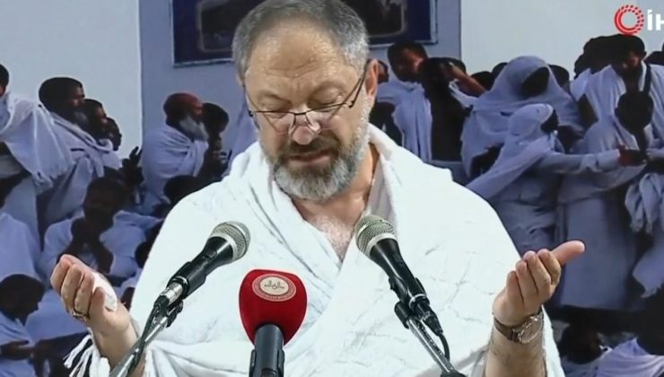 Diyanet İşleri Başkanı Ali Erbaş Arafat’ta vakfe duasını yaptı