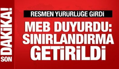 MEB’den özel eğitim kurumlarına sınırlandırma