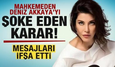 Mesajları ifşa etmişti! Mahkemeden Deniz Akkaya’yı şoke eden karar