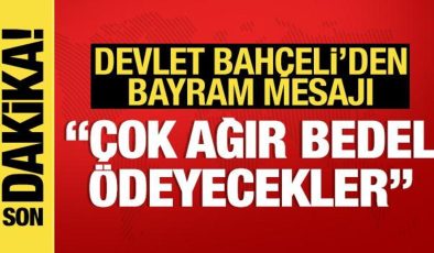 MHP lideri Devlet Bahçeli’den bayram mesajı