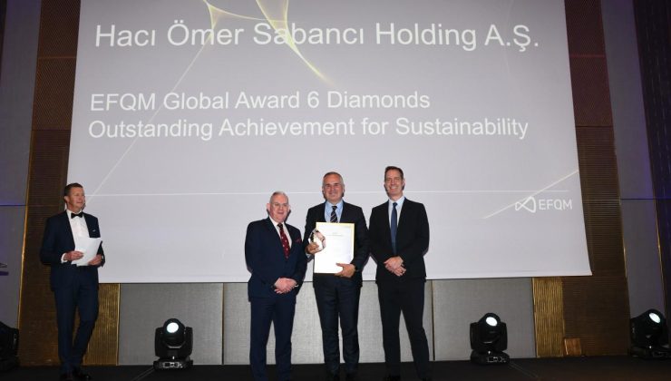 Sabancı Holding, EFQM Global Award’ın sahibi oldu