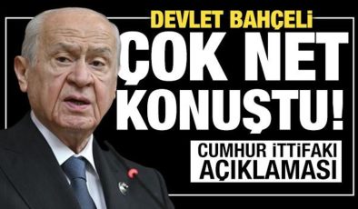 Son dakika: Devlet Bahçeli’den ‘Cumhur İttifakı’ açıklaması: Çok net mesaj verdi