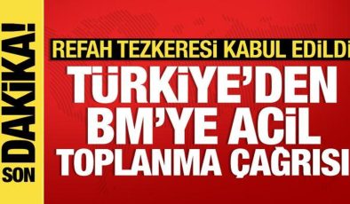 TBMM’de İsrail’i kınayan tezkere kabul edildi: BM’ye acil toplantı çağrısı