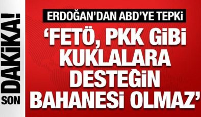 Cumhurbaşkanı Erdoğan’dan ABD’ye FETÖ ve PKK tepkisi: Kuklalara desteğin bahanesi olamaz