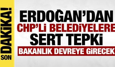 Erdoğan’dan CHP’li belediyelere: Bakanlığımız borçların tahsiline başlayacak