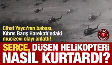 Kıbrıs Harekatı’ndaki olayın şahidi anlattı! Serçe, düşen helikopteri nasıl kurtardı?