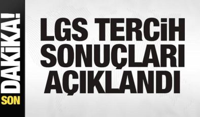 LGS tercih sonuçları açıklandı! Öğrenmek için tıklayınız