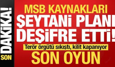 MSB kaynakları şeytani planı duyurdu! Terör örgütü sıkıştı, kilit kapanıyor, son oyun…