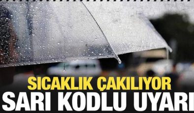 Sıcaklık çakılıyor! Sarı kodlu uyarı…Şiddetli geliyor