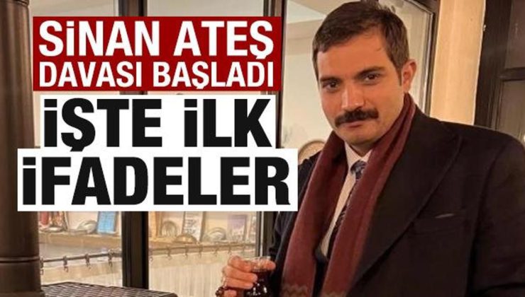 Sinan Ateş davası başladı! Tetikçi ve motosikleti kullanan sanığın ifadesi